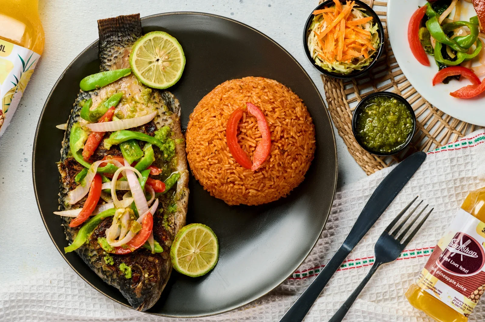 Jollof / Fried Rice with Tilapia